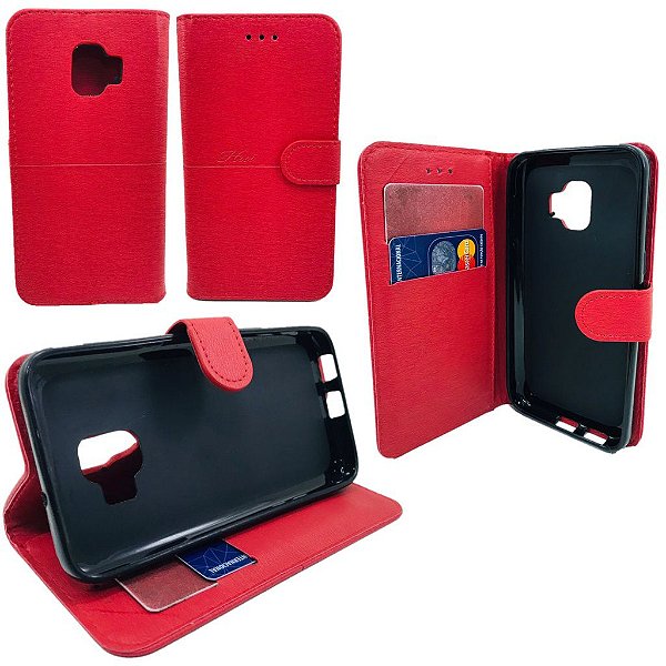 Capa Carteira para Samsung J2 Core - Vermelho CPC-SMJ2C-VM