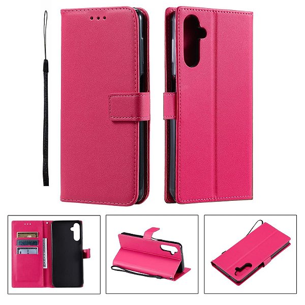 Capa Carteira para Samsung A52 5G - Rosa Pink