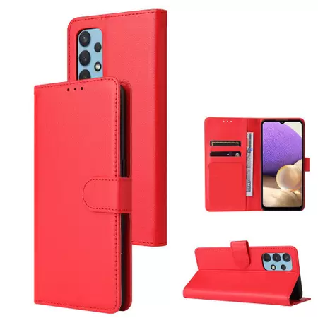 Capa Carteira para Samsung A32 4G - Vermelho