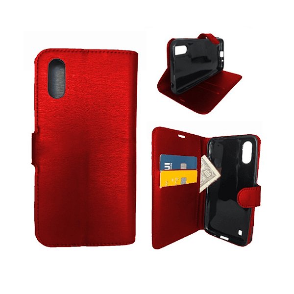 Capa Carteira para Samsung A01 Core - Vermelho CPC--SMA01C-VR