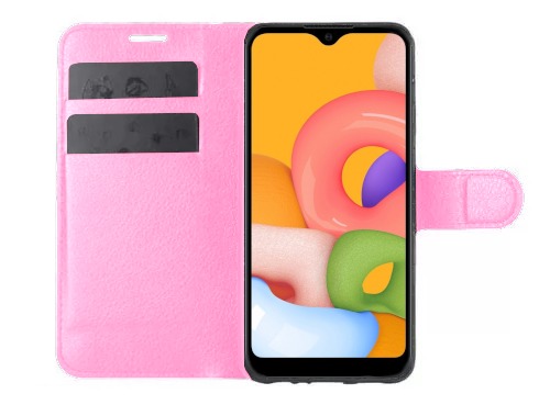 Capa Carteira para Samsung A01 - Rosa Bebê CPC-SMA01-RSB