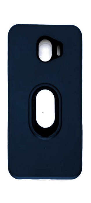 Capa Anti-Queda para Samsung J4 2018 - Azul Marinho com Pop Socket