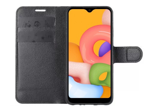 Capa Carteira para Samsung A01 - Preto CPC-SM-A01-PT