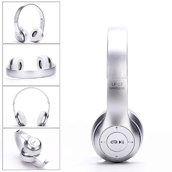 Fone Headset Sem Fio Bluetooth Lemon-LF03