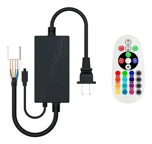 Kit Fonte Bivolt Para Fita Led Com Controle Remoto