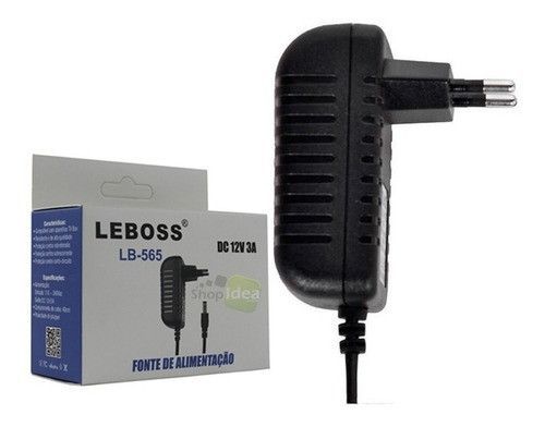 Fonte De Alimentação 12v 3a Lb-565 Leboss