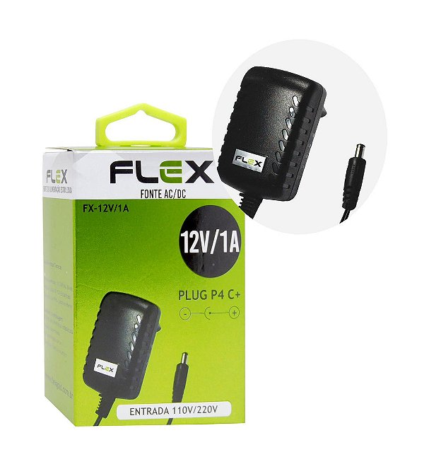 Fonte de Alimentação Flex FX-12V/1A