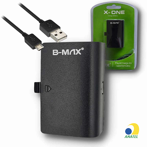 Bateria Recarregavel Para Controle Xbox One 8800mAh com Cabo Usb - B- MAX Bm543