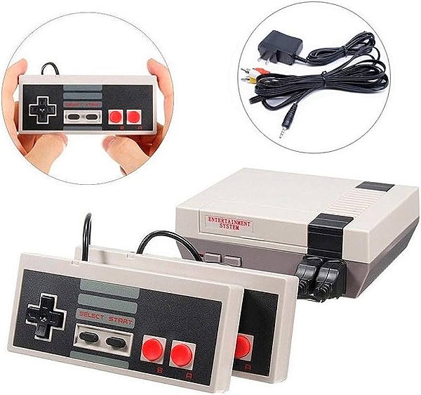 Video Game Retrô Com 620 Jogos na Memoria 02 Controles