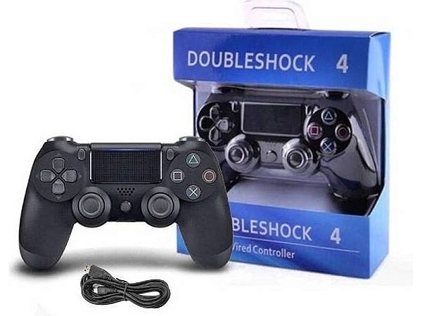 Controle Compatível Com PS4 Sem Fio Doubleshock Camuflado Vermelho