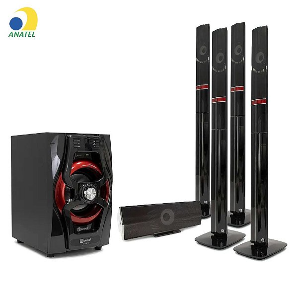 Home Theater 5.1 Bluetooth Subwoofer 75w-Dotcell DC-S2150 - Gringolândia