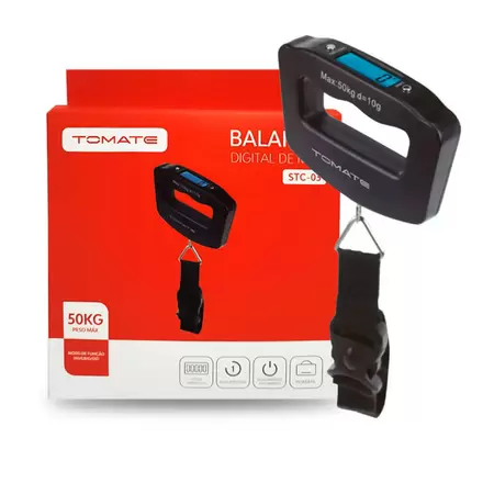 Balança Digital Tomate para Bagagem até 50kg STC-03