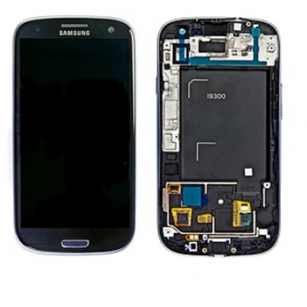 Tela Frontal Touch Display LCD Samsung S3-Preto