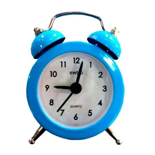 Mini Despertador Antigo Clock-Azul