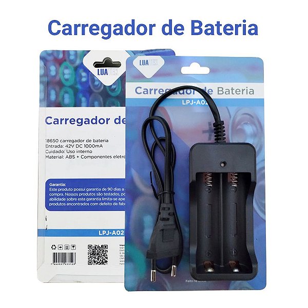 Carregador De Pilhas E Bateria LuaTEK LPJ-A02