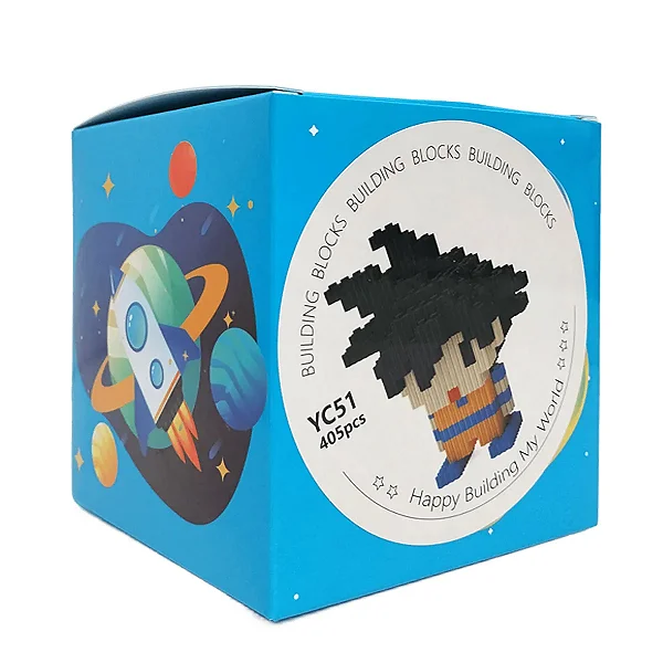 Mini Blocos de Montar Decoração Anime Brinquedo XZ8126