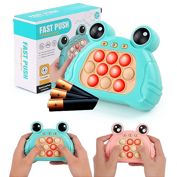 Pop It Mini Gamer Console Som Anti Stress Fidget Toys Push Brinquedo Infantil Sensorial NO-500