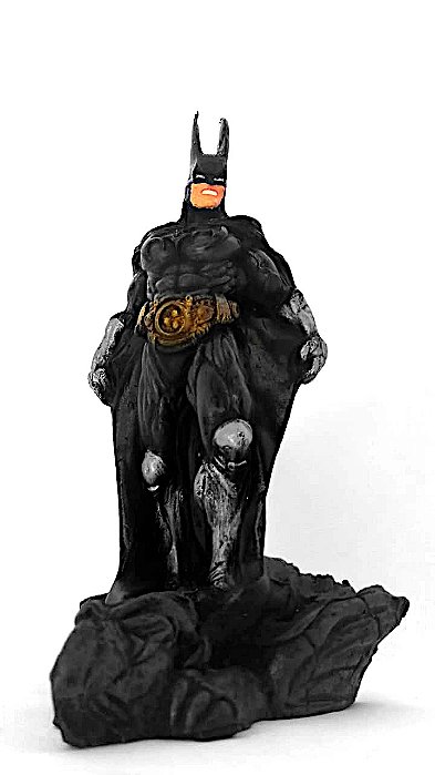 Estátua Geek BATMAN Em Cima Do Gárgula Resina Colecionavel -