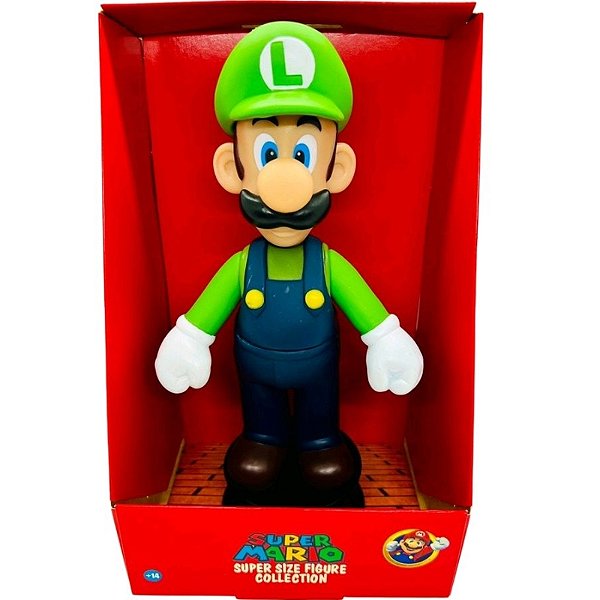 Boneco Super Mario Luigi