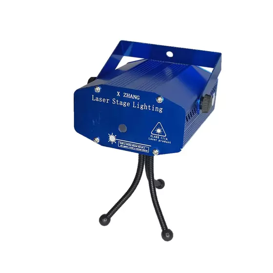 Mini Laser Projetor Holográfico Iluminação Balada Com Desenho Stade Lighting -XL-901-8E