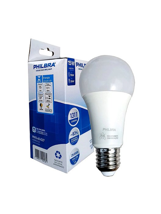 Lâmpada Led 15 W PHILBRA