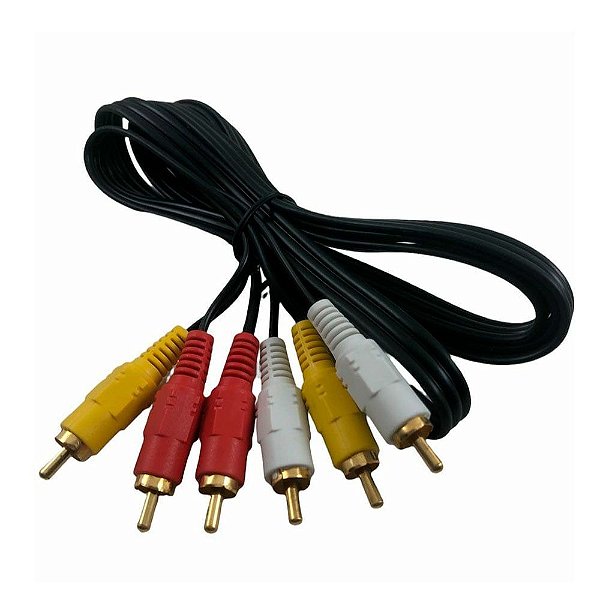 Cabo 3 Rca Por 3 Rca 1,8mt  Xcell  - XC-RCA3
