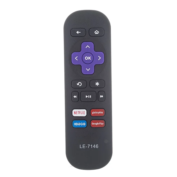 Controle Remoto para Roku Express Botão Netflix Hbo Go LE-7146
