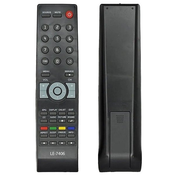Controle Remoto Tv Aoc Lcd Led LELONG-LE7406