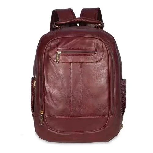 Mochila Sintético Cabe Caderno Notebook Escolar -BORDÔ
