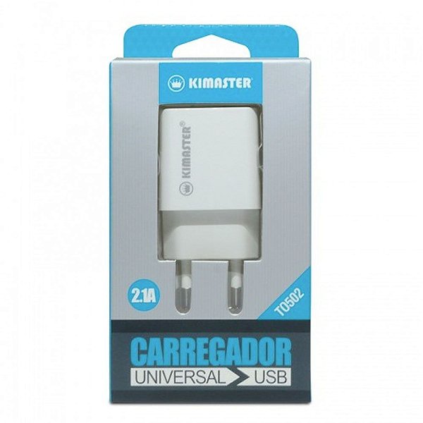 Carregador Universal Usb Turbo 2.1a Kimaster-TO502