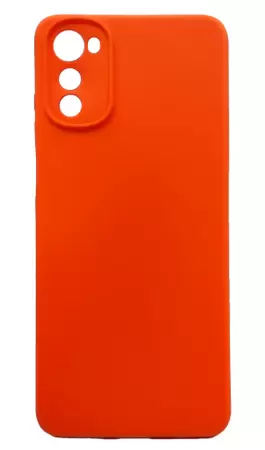 Capa de Silicone para Motorola E32 - Laranja