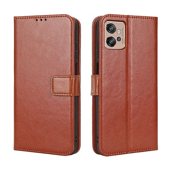 Capa Carteira para Motorola G53 - Marrom CPC-MTG53-MR