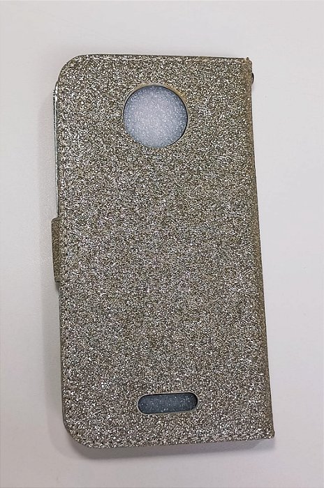Capa Carteira Motorola C Plus - Glitter CPC-MTC-GT