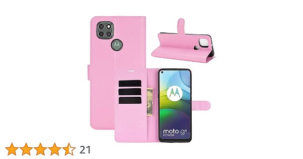 Capa Carteira para Motorola G9 Power - Rosa Pink