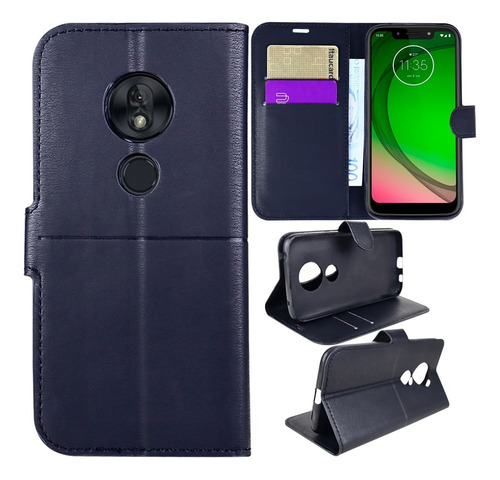 Capa Carteira para Motorola G9 Play - Preto