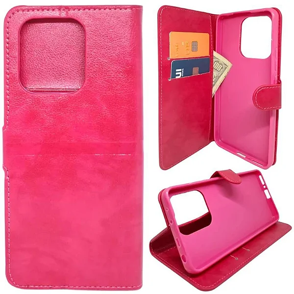 Capa Carteira Motorola G15 - Rosa Pink CPC-MTG15-RSP