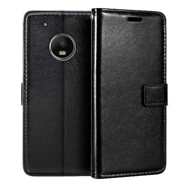 Capa Carteira Motorola G5  - Preto CPC-MTG5-PT