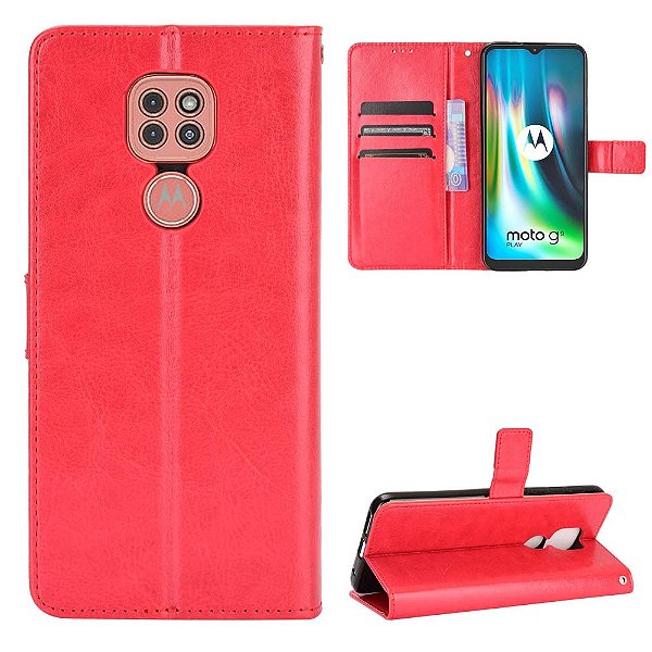Capa Carteira Motorola E7 Plus - VermelhoVCPC-MTE7PLUS-VR