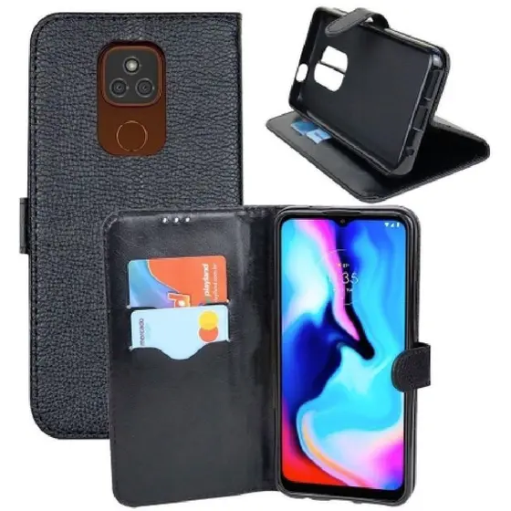 Capa Carteira Motorola E7 Plus - Preto CPC-MTE7PLUS-PT
