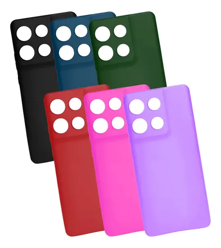 Capa De Silicone Aveludada Para Motorola G67 G77 G87