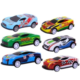 Carrinhos Roda Livre 6 Carros de Metal - 8818