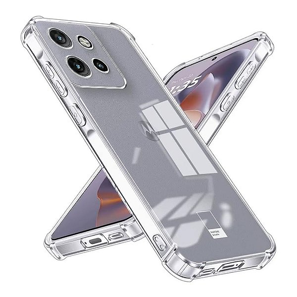 Capinha Transparente Moto G15 Bordas Reforçadas CPT-MTG15-T