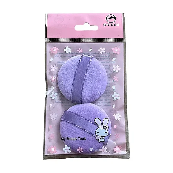 Duo de Esponjas Redondas de Veludo - Meiyani New MEIYANI