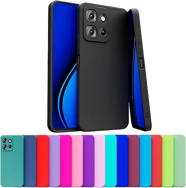 Capa Silicone Aveludada Motorola Moto G86 Mista  CPS-MTG86-MT