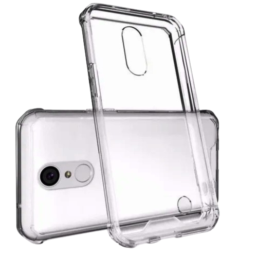 Capa Anti-Queda para LG K10 2017 - Transparente com Strass