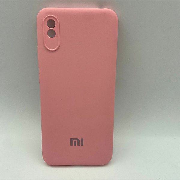 Capa de Silicone para Redmi 9 - Rosa Bebe