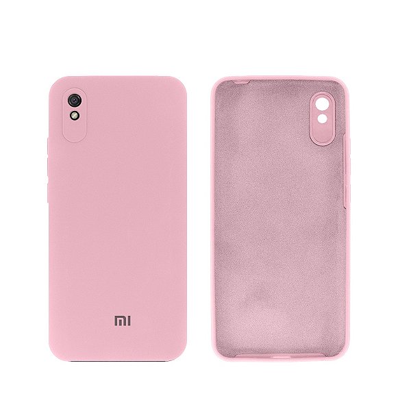 Capa de Silicone para Redmi Note 9A - Rosa Bebê