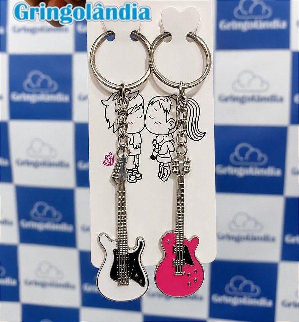 Chaveiro  Matal Guitarra Kit 2 1582