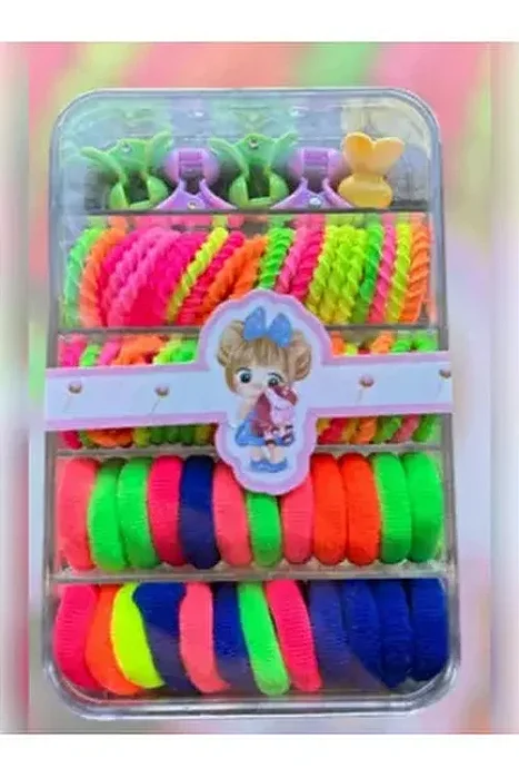 Kit De Acessórios e Xuxinha Para Cabelo Infantil DF-406-PR08
