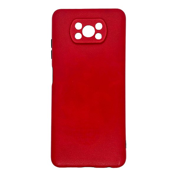 Capa de Silicone para Poco X3 - Vermelho Hibisco